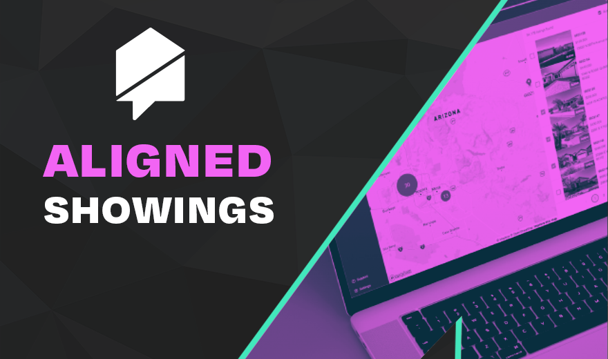 Image with the verbiage "Aligned Showings"