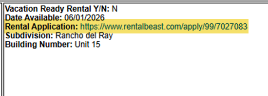 RB Apply now in Flexmls detail report